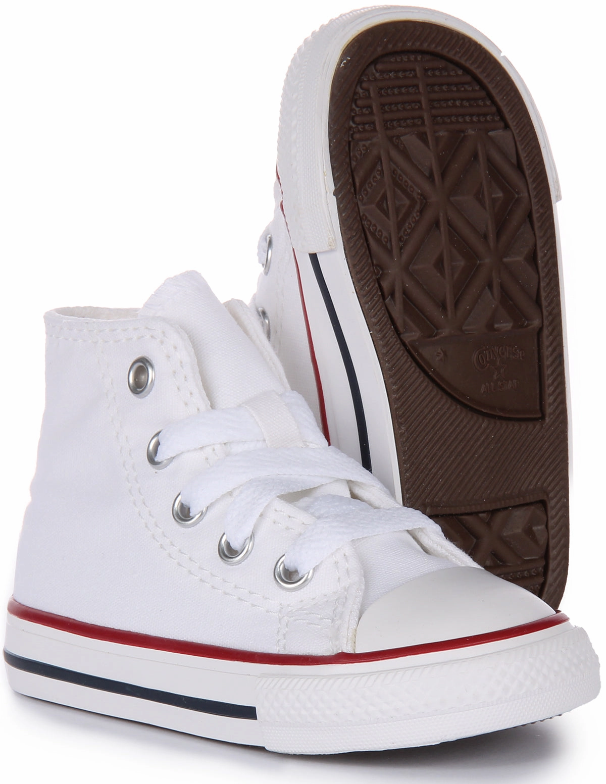 Converse All Star High 7J253C In White For Infants Shoes Converse
