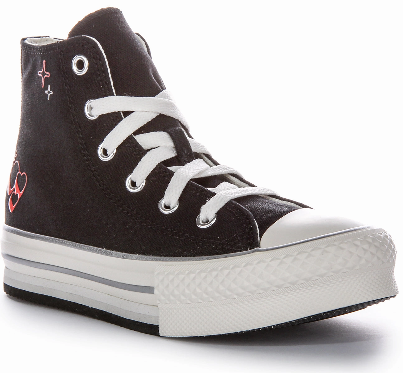 Converse All Star Kids Palftorm Y2K A09122C In Black Red For Kids Shoes Converse