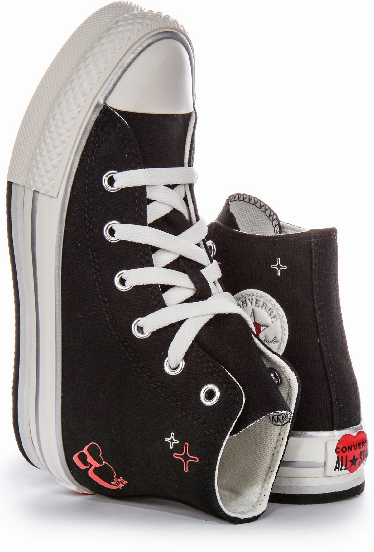 Converse All Star Kids Palftorm Y2K A09122C In Black Red For Kids Shoes Converse