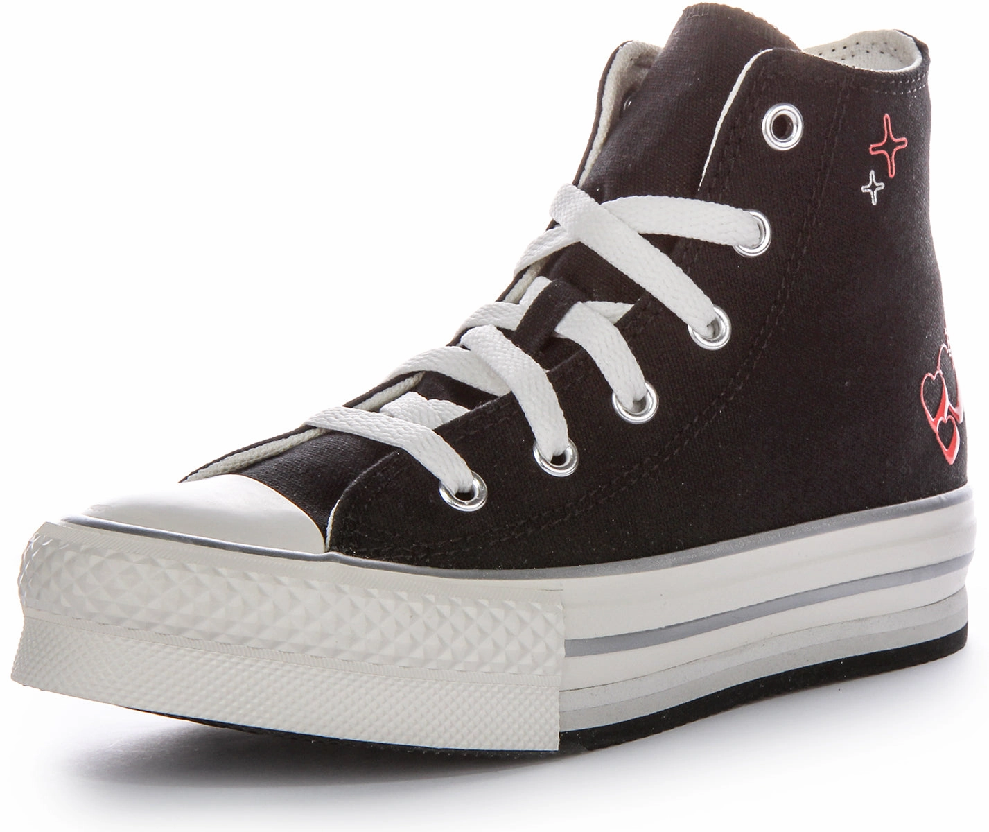 Converse All Star Kids Palftorm Y2K A09122C In Black Red For Kids Shoes Converse