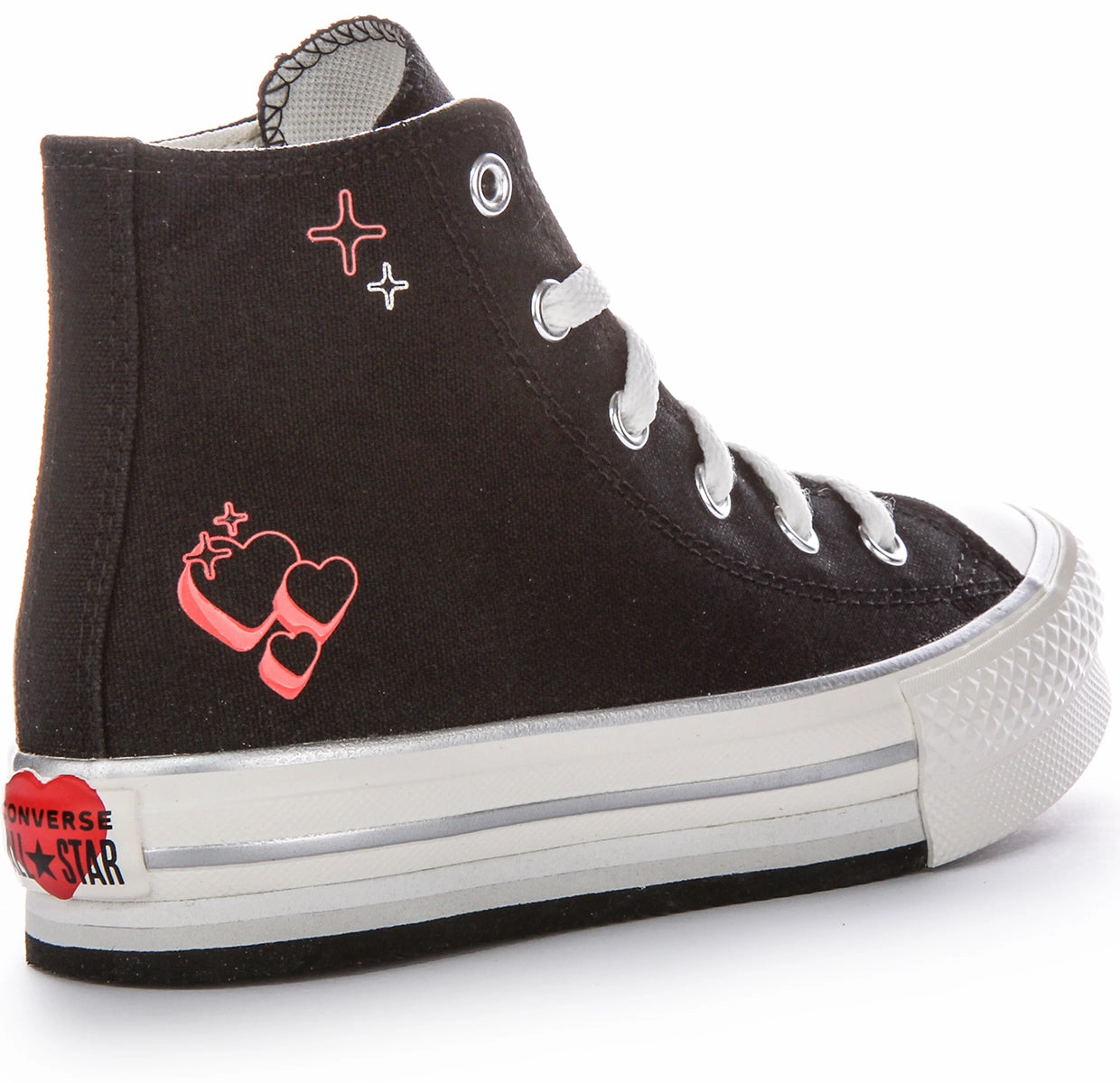 Converse All Star Kids Palftorm Y2K A09122C In Black Red For Kids Shoes Converse