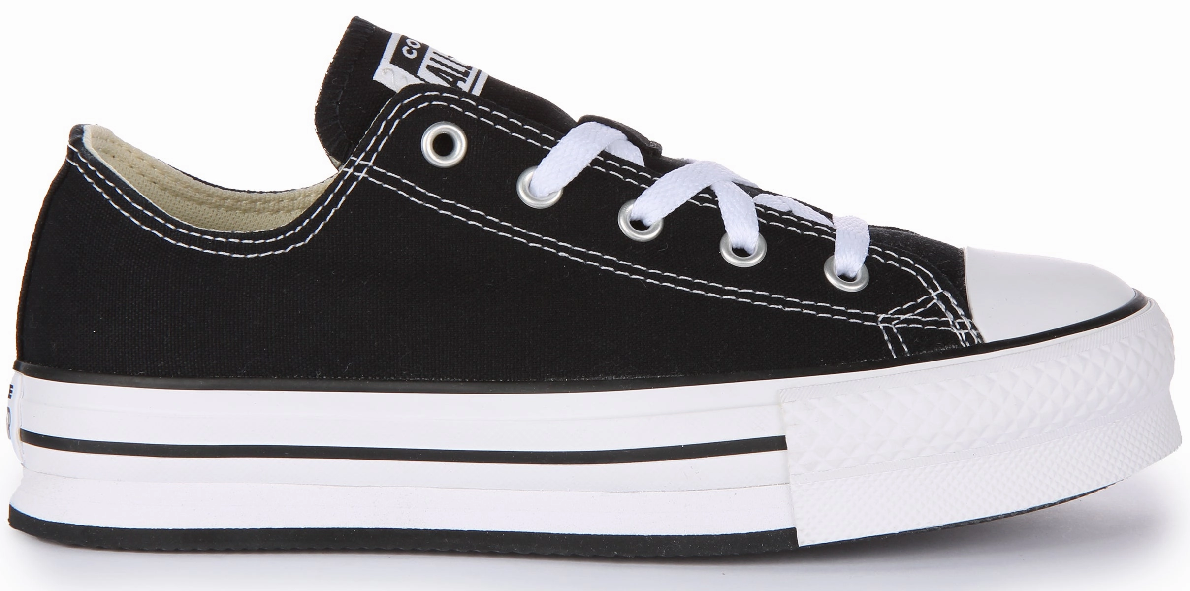 Converse All Star Lift 272857C In Black White For Junior Shoes Converse