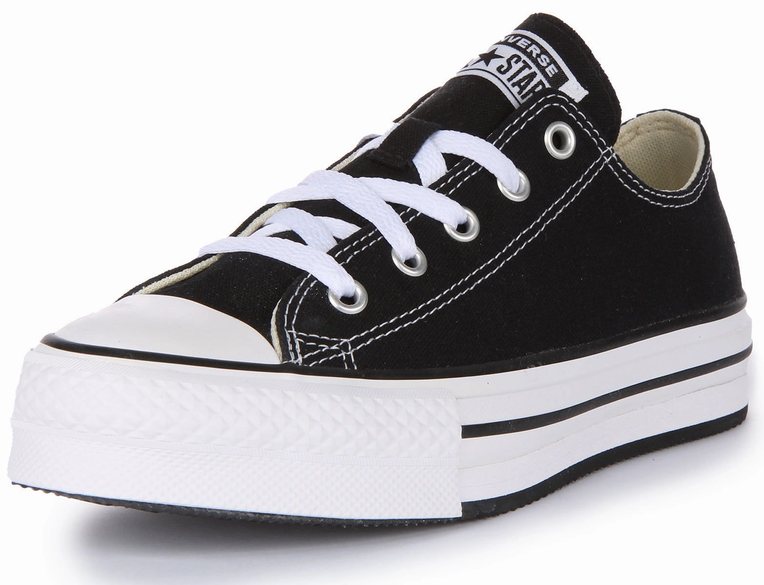 Converse All Star Lift 272857C In Black White For Junior Shoes Converse