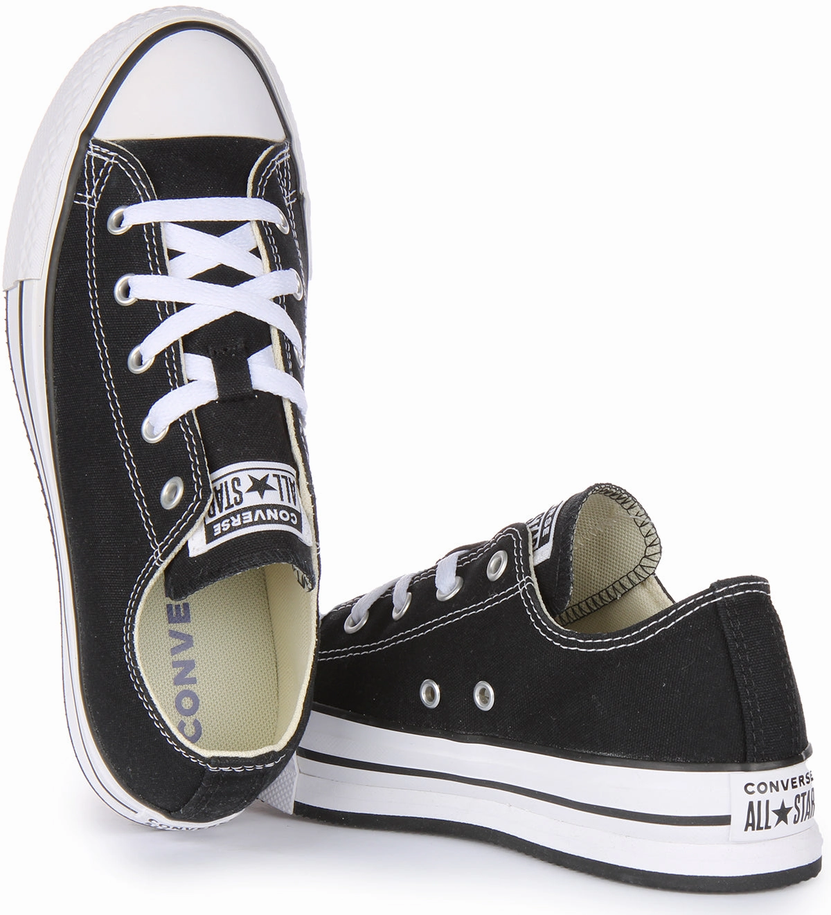 Converse All Star Lift 272857C In Black White For Junior Shoes Converse