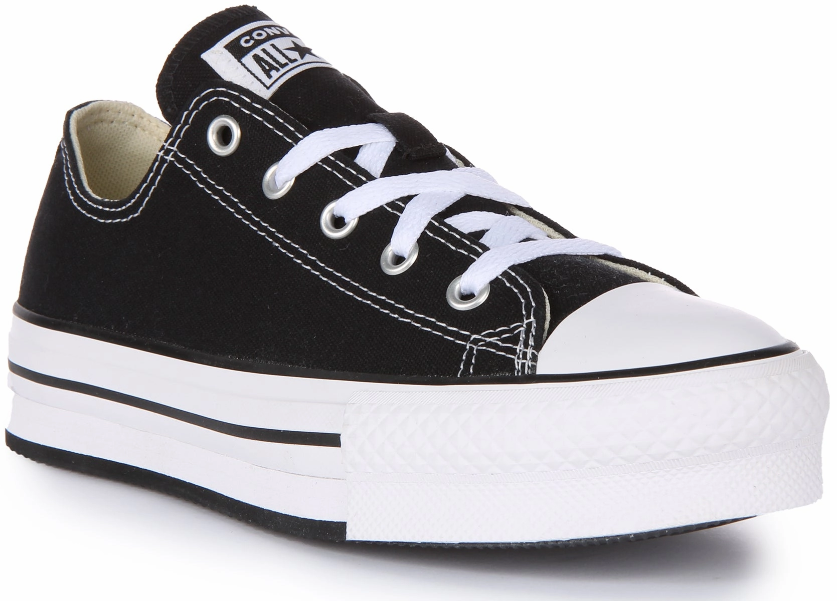 Converse All Star Lift 272857C In Black White For Junior Shoes Converse