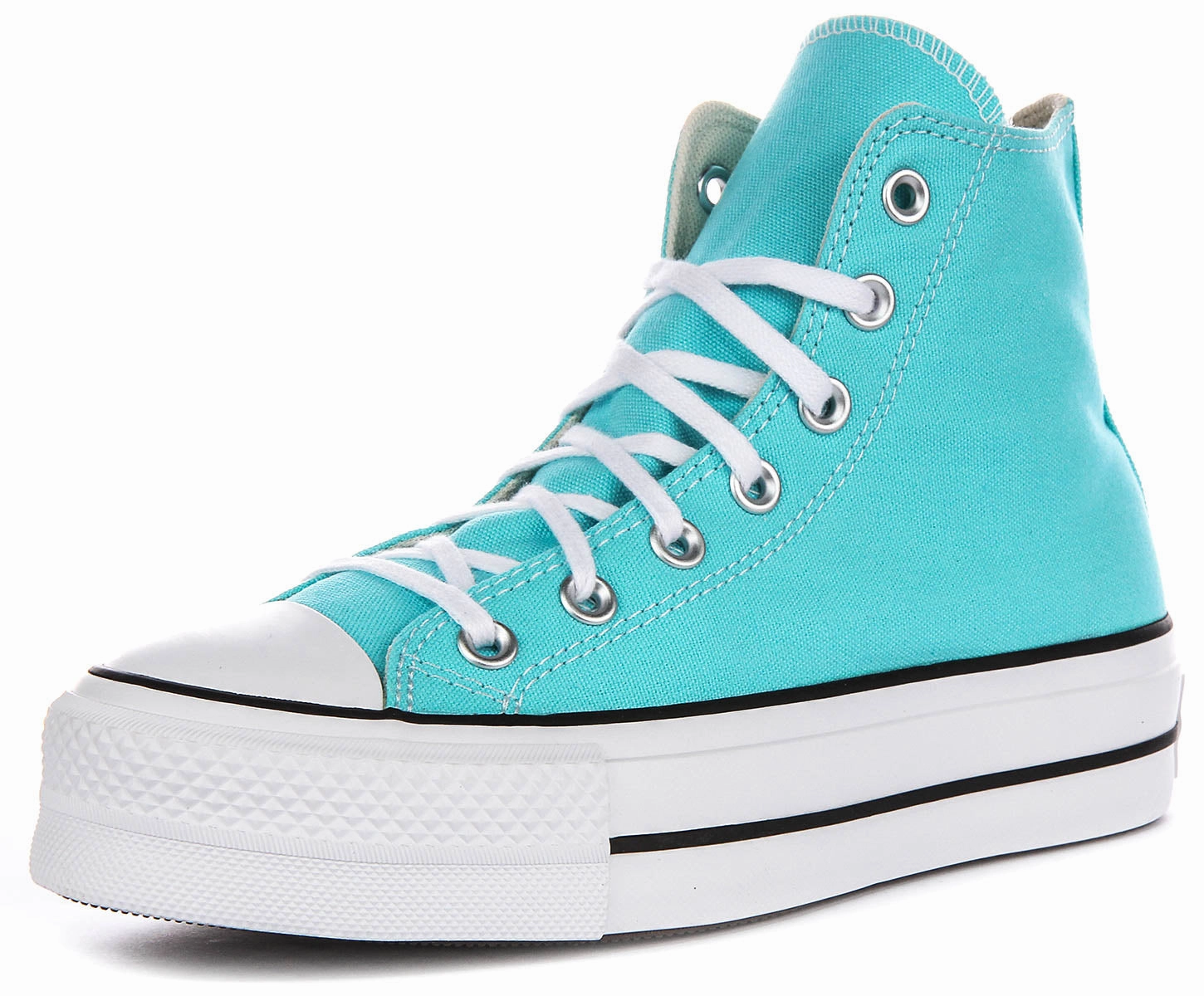 Converse All Star Lift Hi A07570C In Sky Blue Platform Shoes Converse
