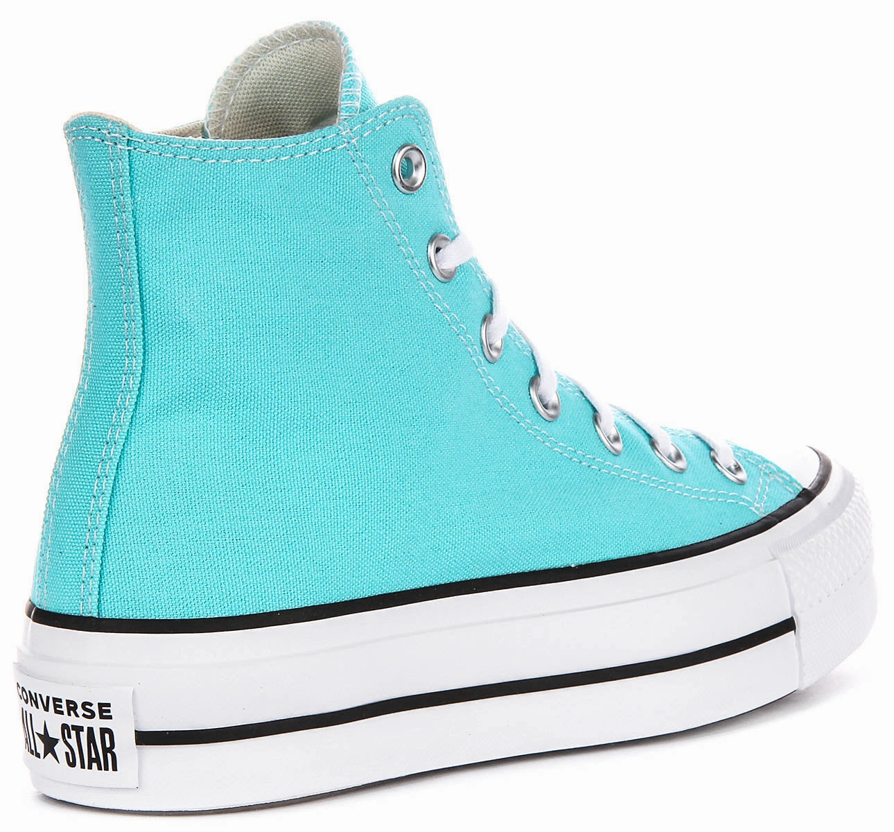 Converse All Star Lift Hi A07570C In Sky Blue Platform Shoes Converse