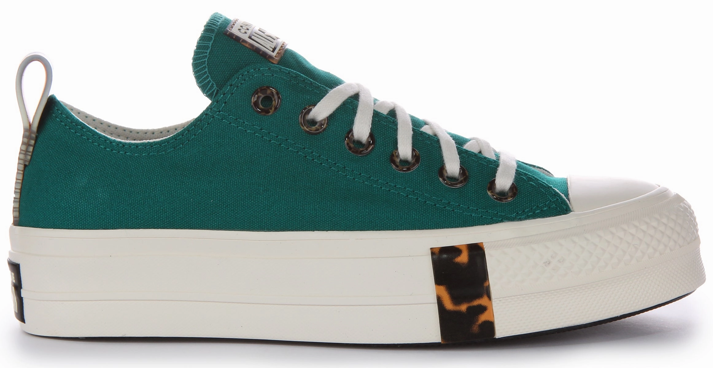 Converse All Star Lift Platform Tortoise A05288C In Teal Shoes Converse