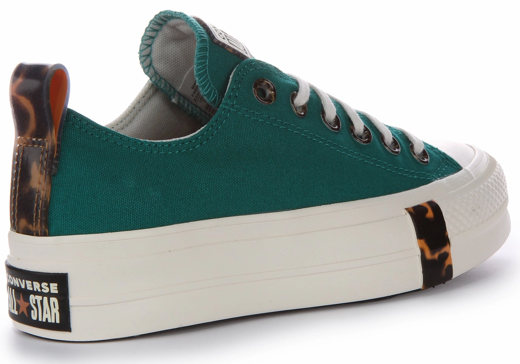 Converse All Star Lift Platform Tortoise A05288C In Teal Shoes Converse