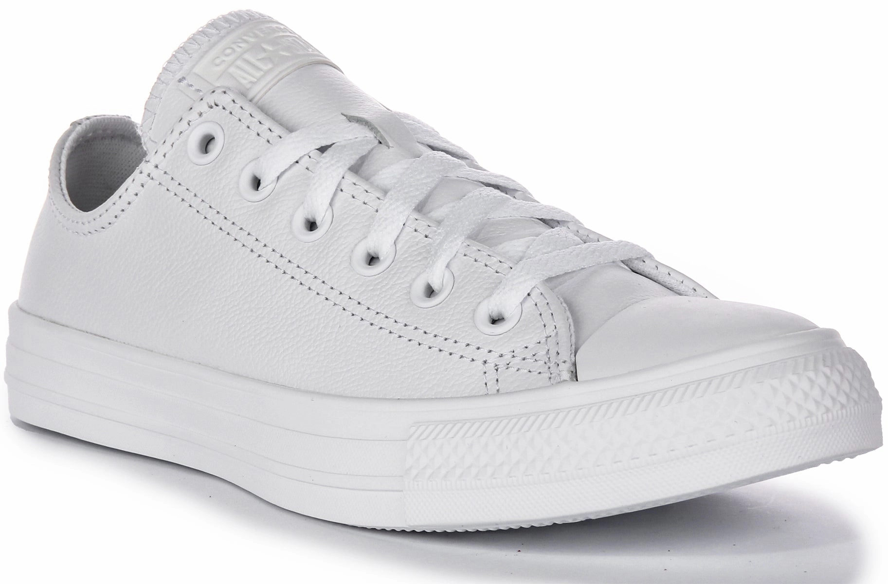 Converse All Star Low 136823C In White Leather Shoes Converse