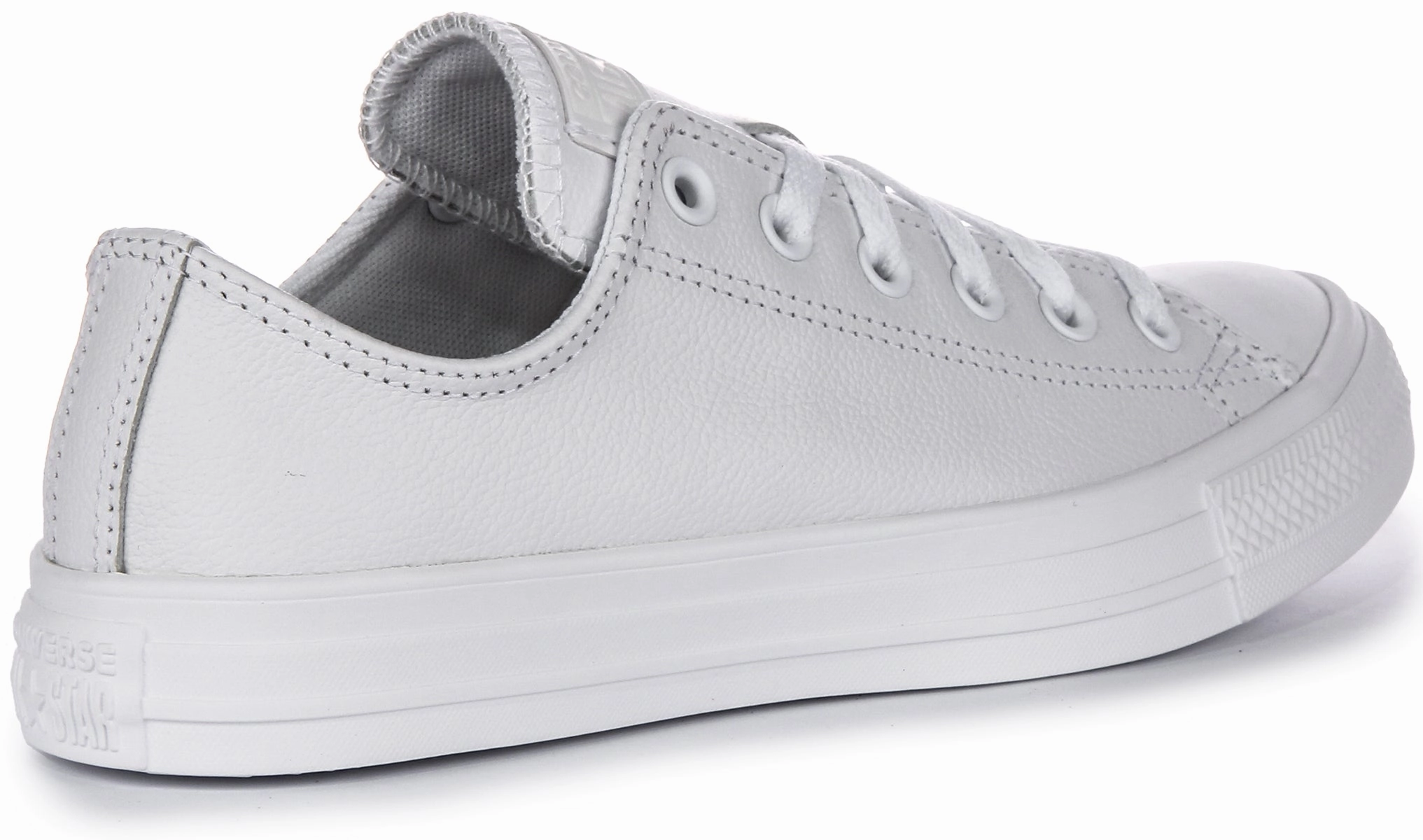 Converse All Star Low 136823C In White Leather Shoes Converse