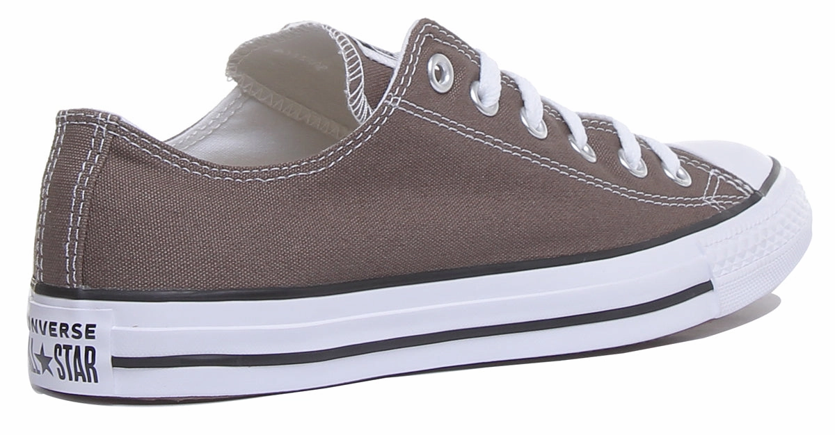 Converse All Star Low Trainer In Charcoal For Men Shoes Converse
