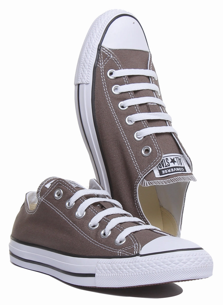 Converse All Star Low Trainer In Charcoal For Men Shoes Converse