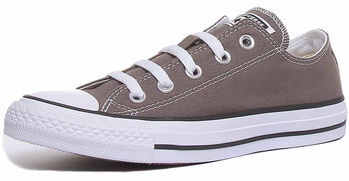 Converse All Star Low Trainer In Charcoal For Women Shoes Converse