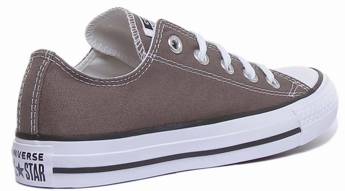 Converse All Star Low Trainer In Charcoal For Women Shoes Converse
