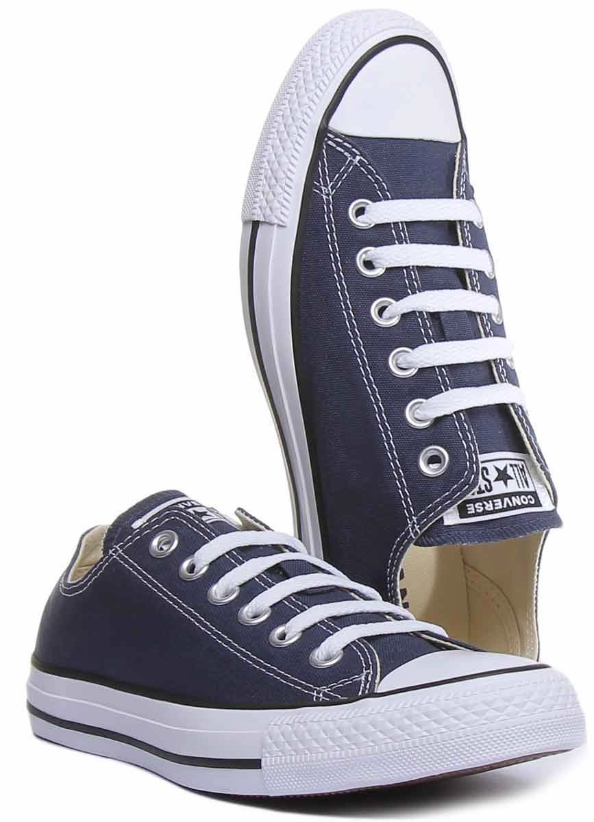 Converse All Star Low Trainer In Navy For Unisex Shoes Converse