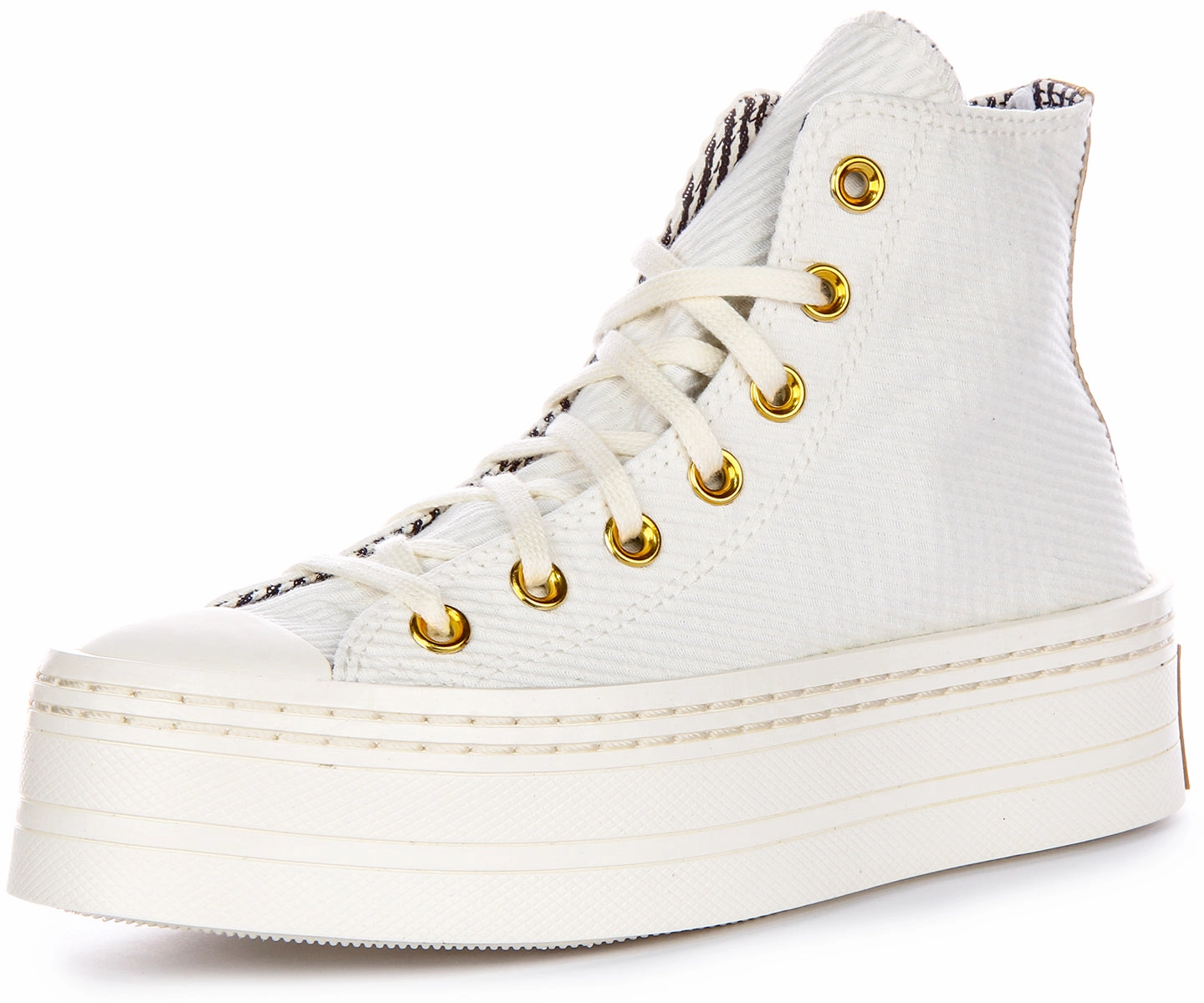 Converse All Star Modern  Lift A07204C In White Gold Shoes Converse