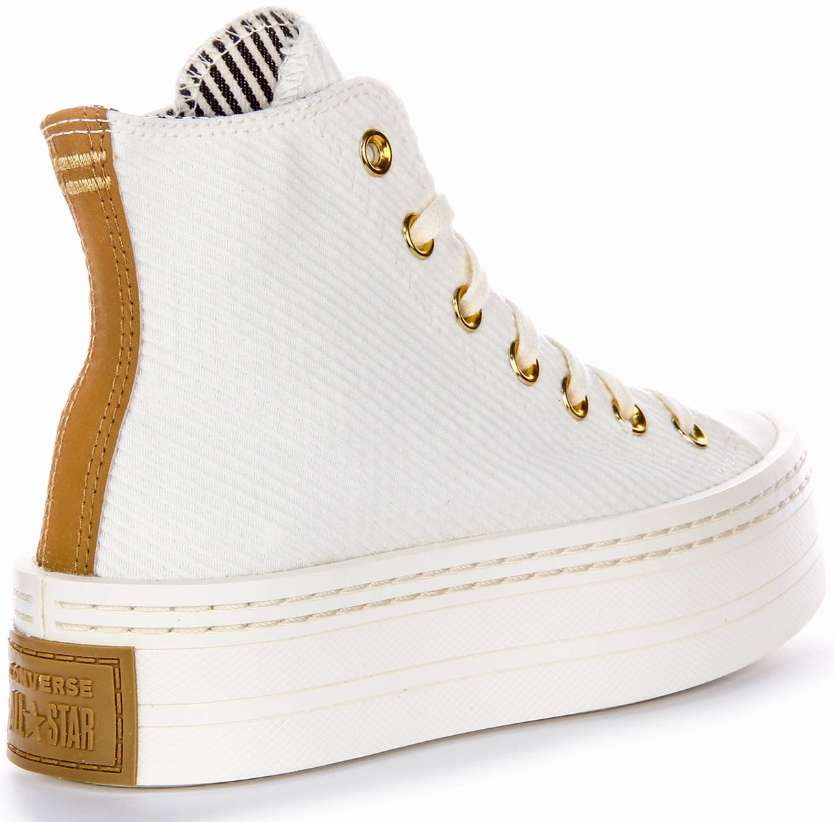 Converse All Star Modern  Lift A07204C In White Gold Shoes Converse