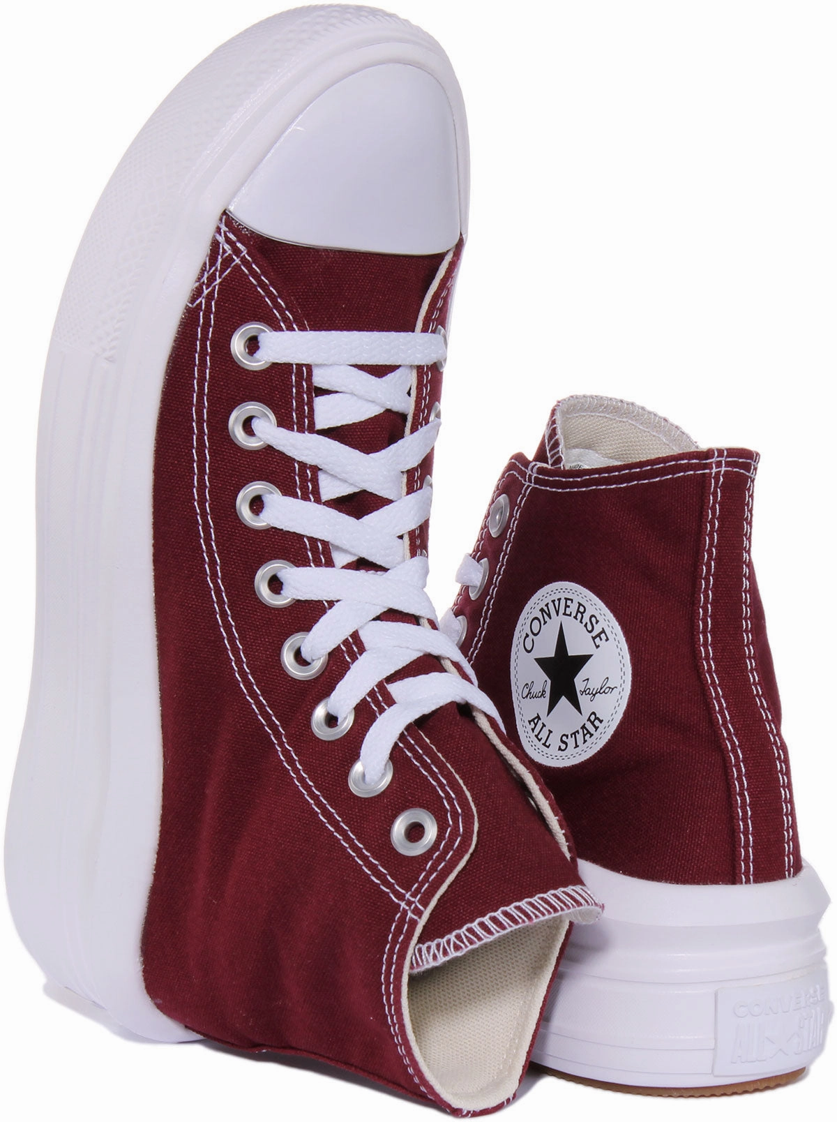 Converse All Star Move A02430C In Maroon Shoes Converse