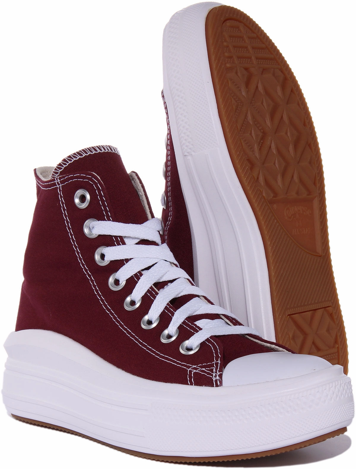 Converse All Star Move A02430C In Maroon Shoes Converse