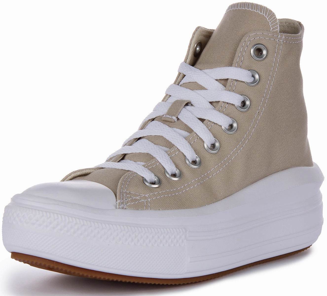 Converse All Star Move A04365C In Stone Platform Shoes Converse