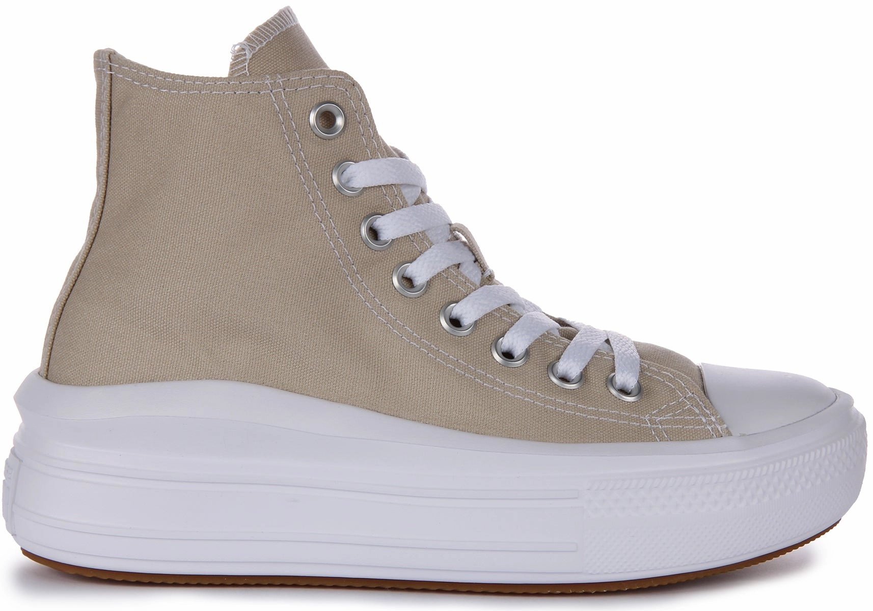 Converse All Star Move A04365C In Stone Platform Shoes Converse