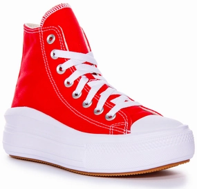 Converse All Star Move A09073C In Red White Shoes Converse