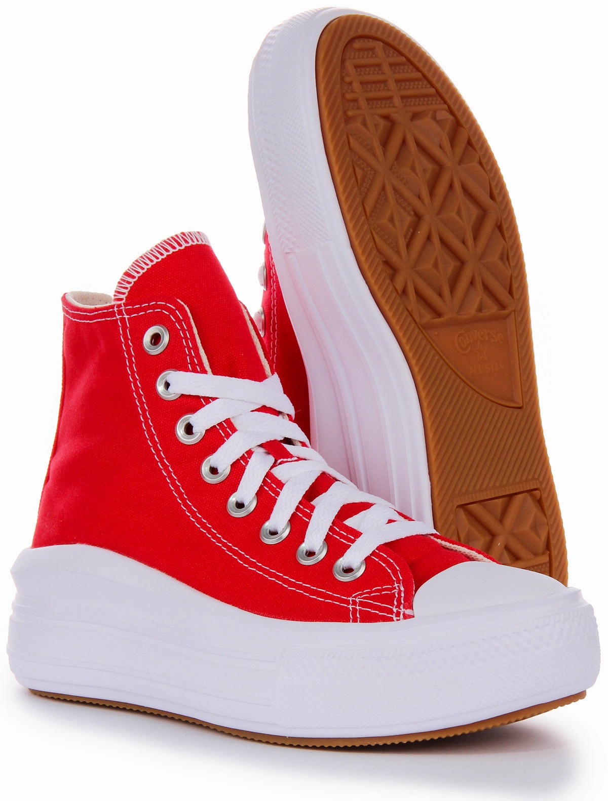 Converse All Star Move A09073C In Red White Shoes Converse