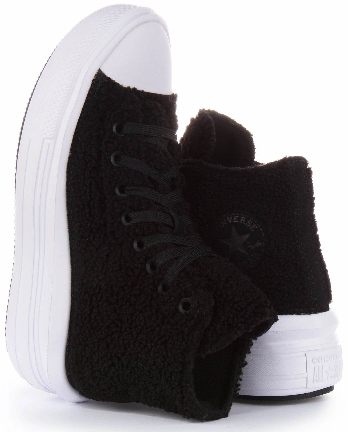 Converse All Star Move Sherpa A05518C In Black For Women Shoes Converse