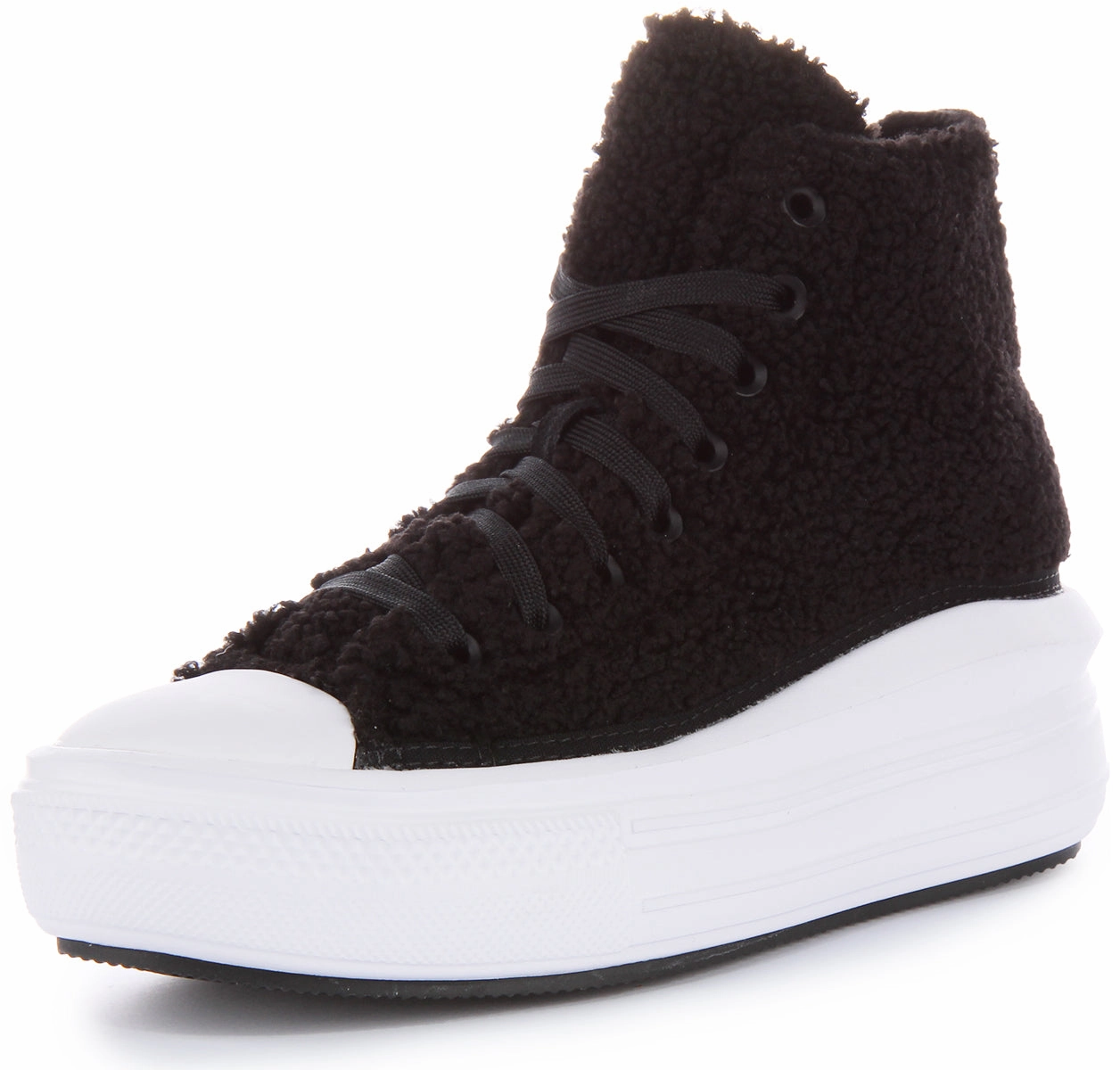 Converse All Star Move Sherpa A05518C In Black For Women Shoes Converse