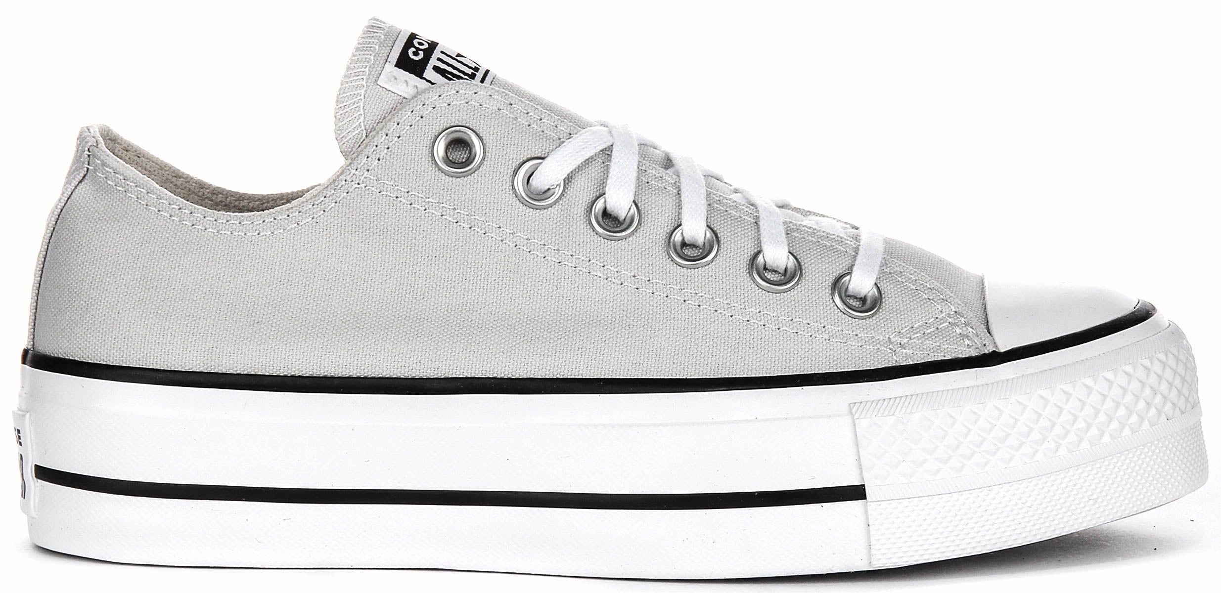 Converse All Star Ox Lift A11538C In Light Grey Shoes Converse