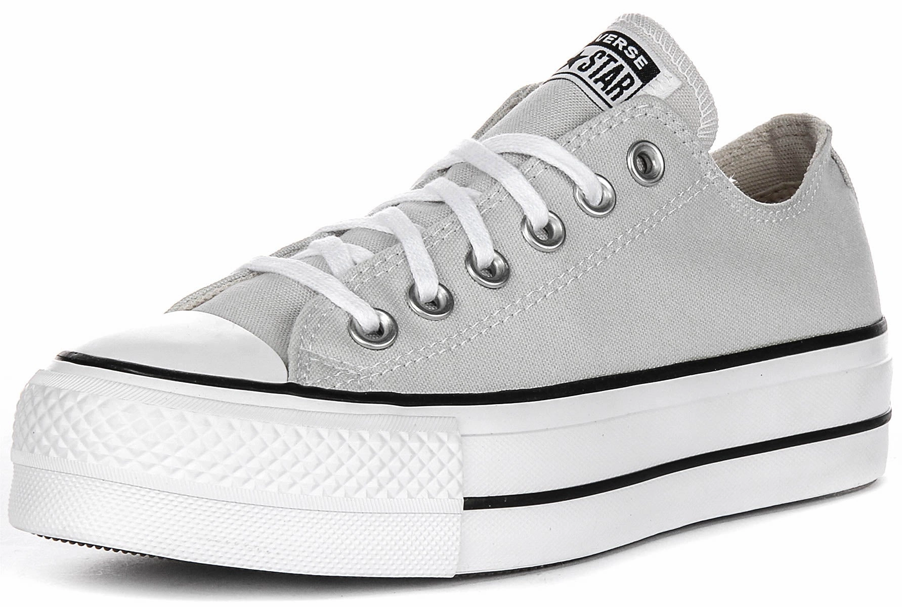 Converse All Star Ox Lift A11538C In Light Grey Shoes Converse
