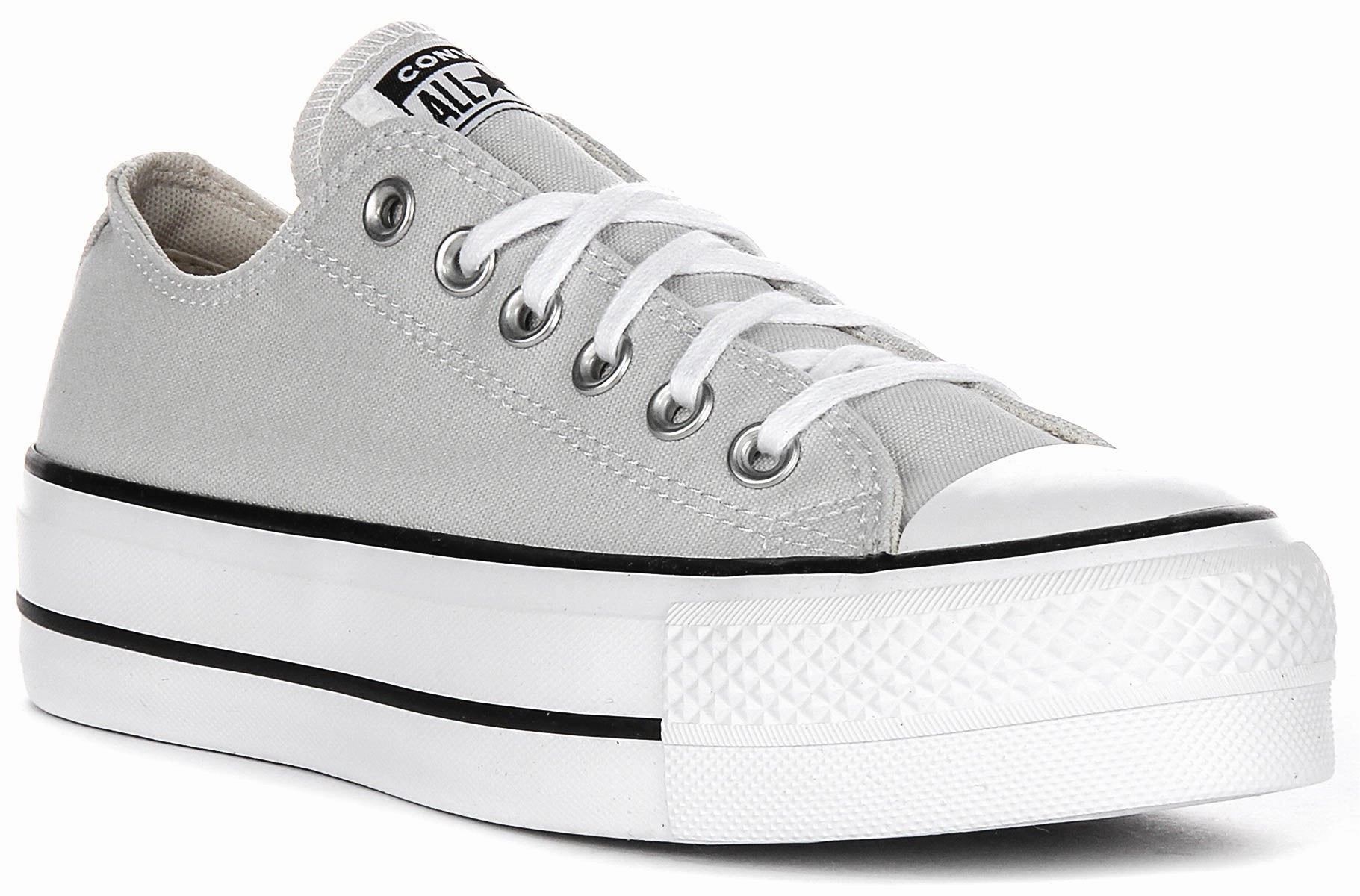 Converse All Star Ox Lift A11538C In Light Grey Shoes Converse