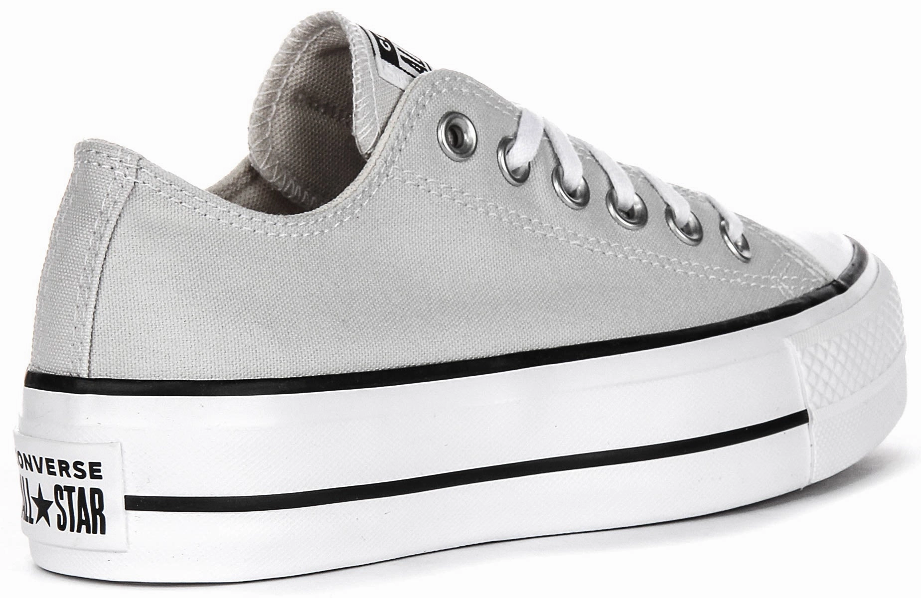 Converse All Star Ox Lift A11538C In Light Grey Shoes Converse