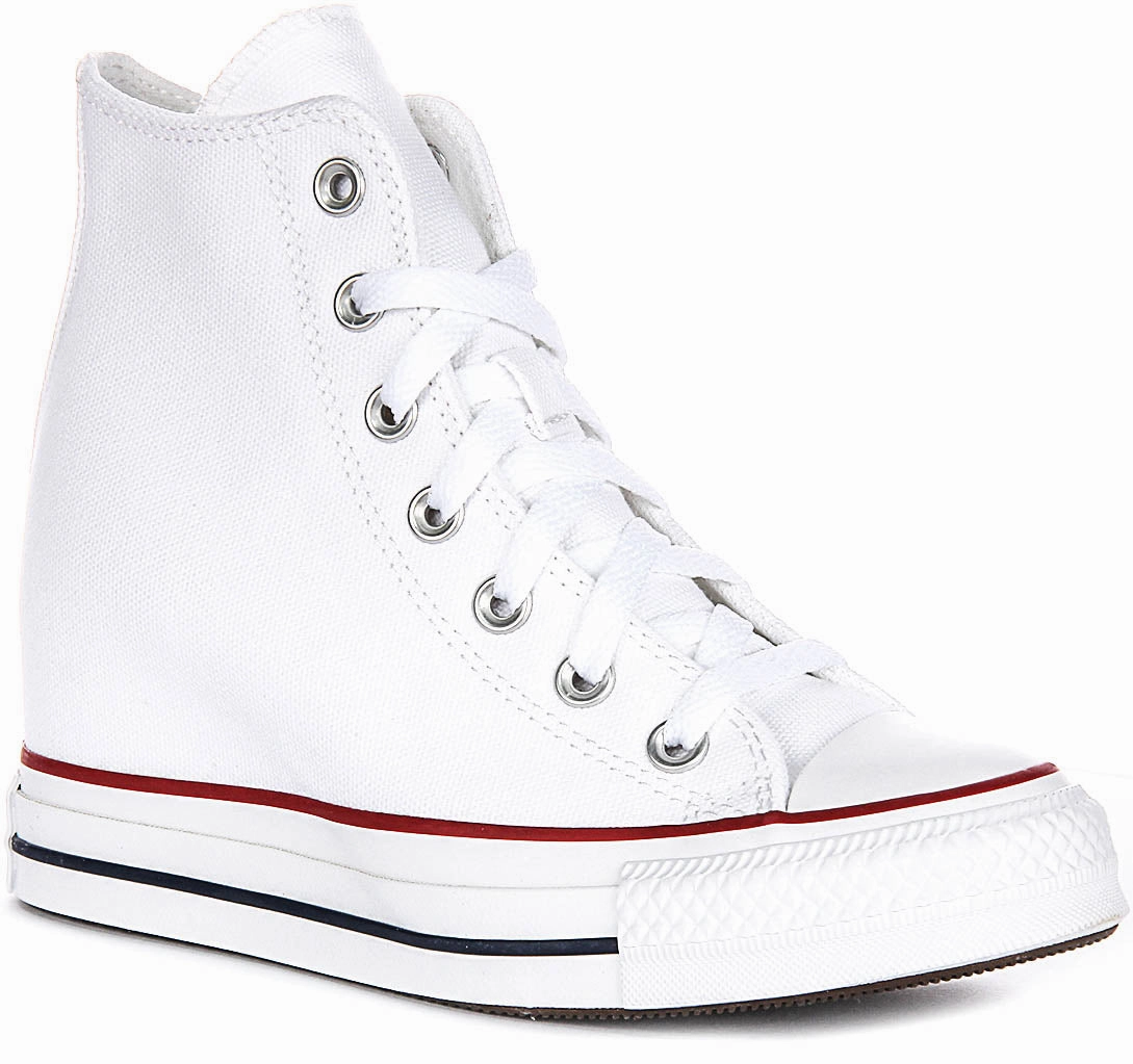 Converse All Star Wedge A11908C In White For Women Shoes Converse