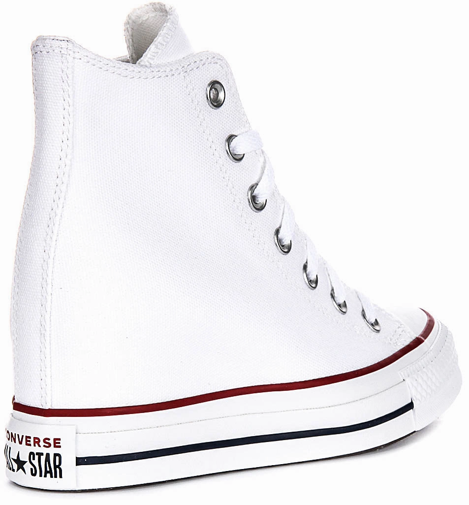 Converse All Star Wedge A11908C In White For Women Shoes Converse
