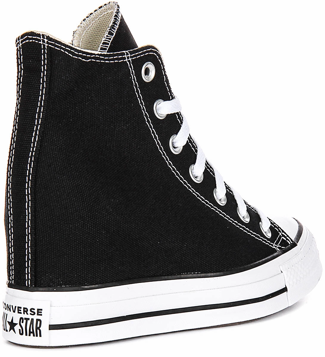 Converse All Star Wedge A11909C In Black White For Women Shoes Converse