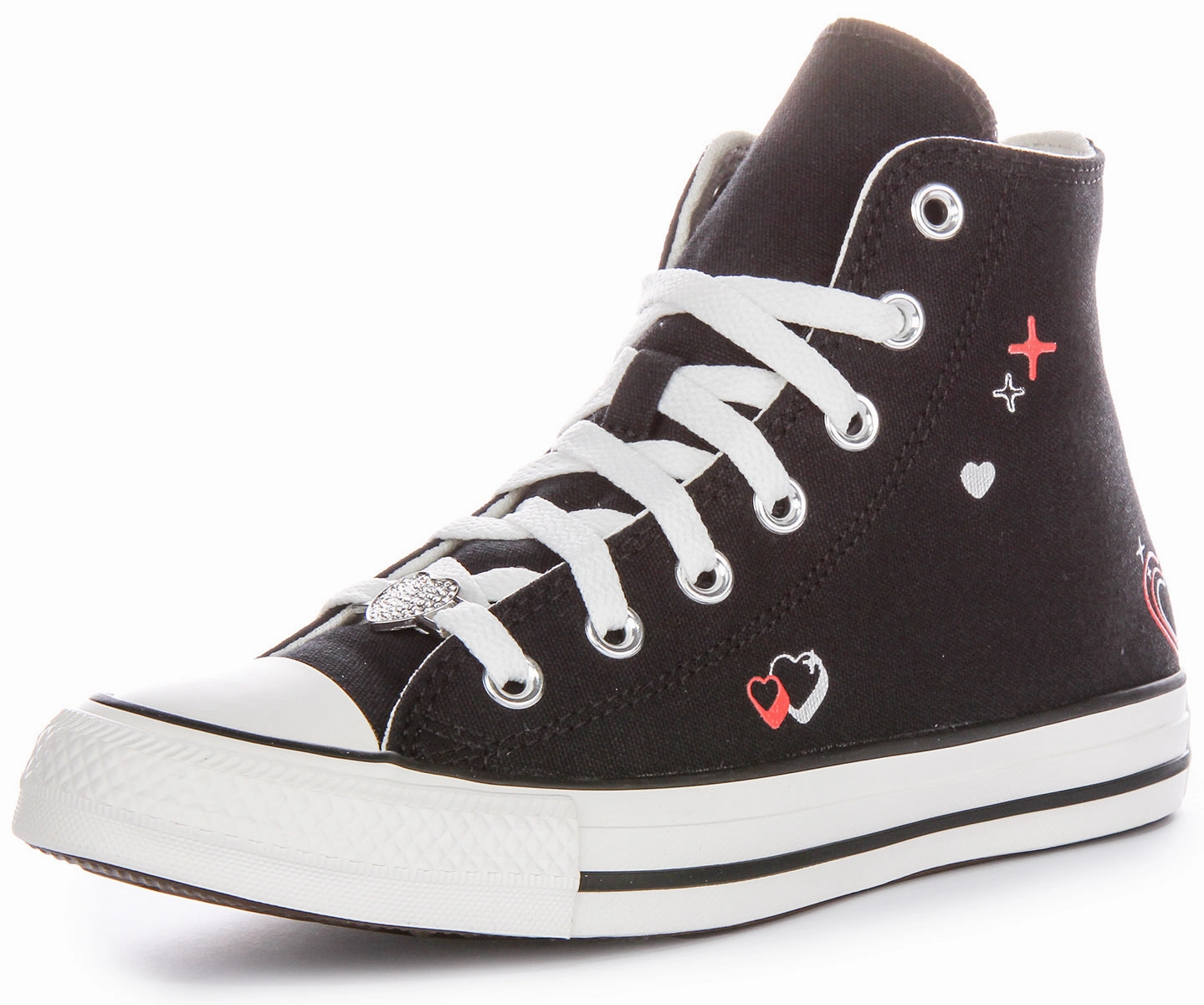 Converse All Stars 2K Heart A09116C In Black For Women Shoes Converse