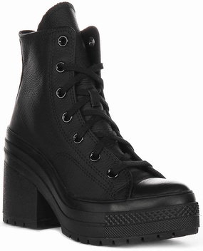 Converse Chuck 70 De Luxe A06145C In Black Leather Shoes Converse