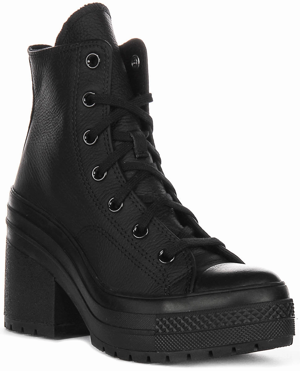 Converse Chuck 70 De Luxe A06145C In Black Leather Shoes Converse