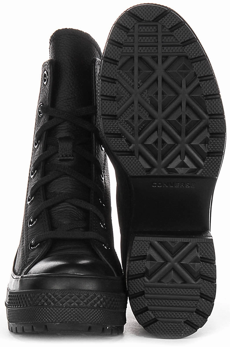 Converse Chuck 70 De Luxe A06145C In Black Leather Shoes Converse
