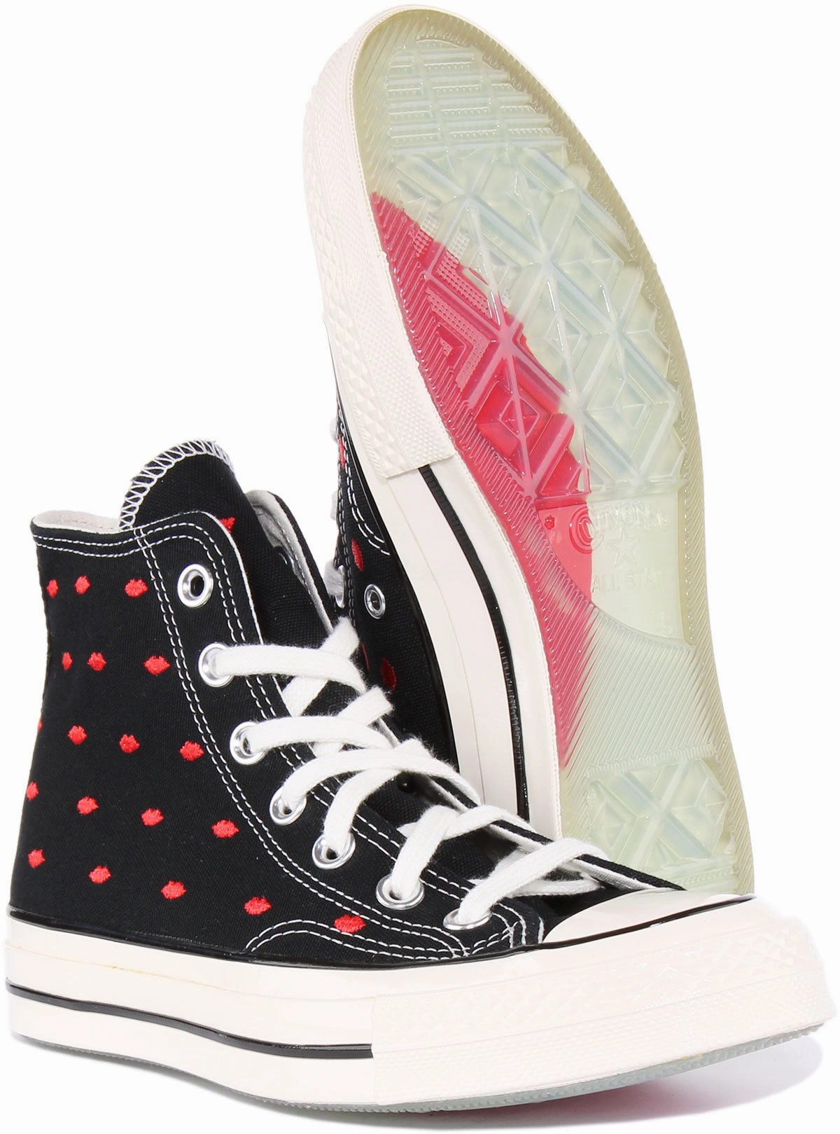Converse Chuck 70 Lips A01600C In Black Red For Women Shoes Converse
