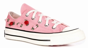 Converse Chuck 70 Valentine'S Day Roses A13649C In Pink White Shoes Converse