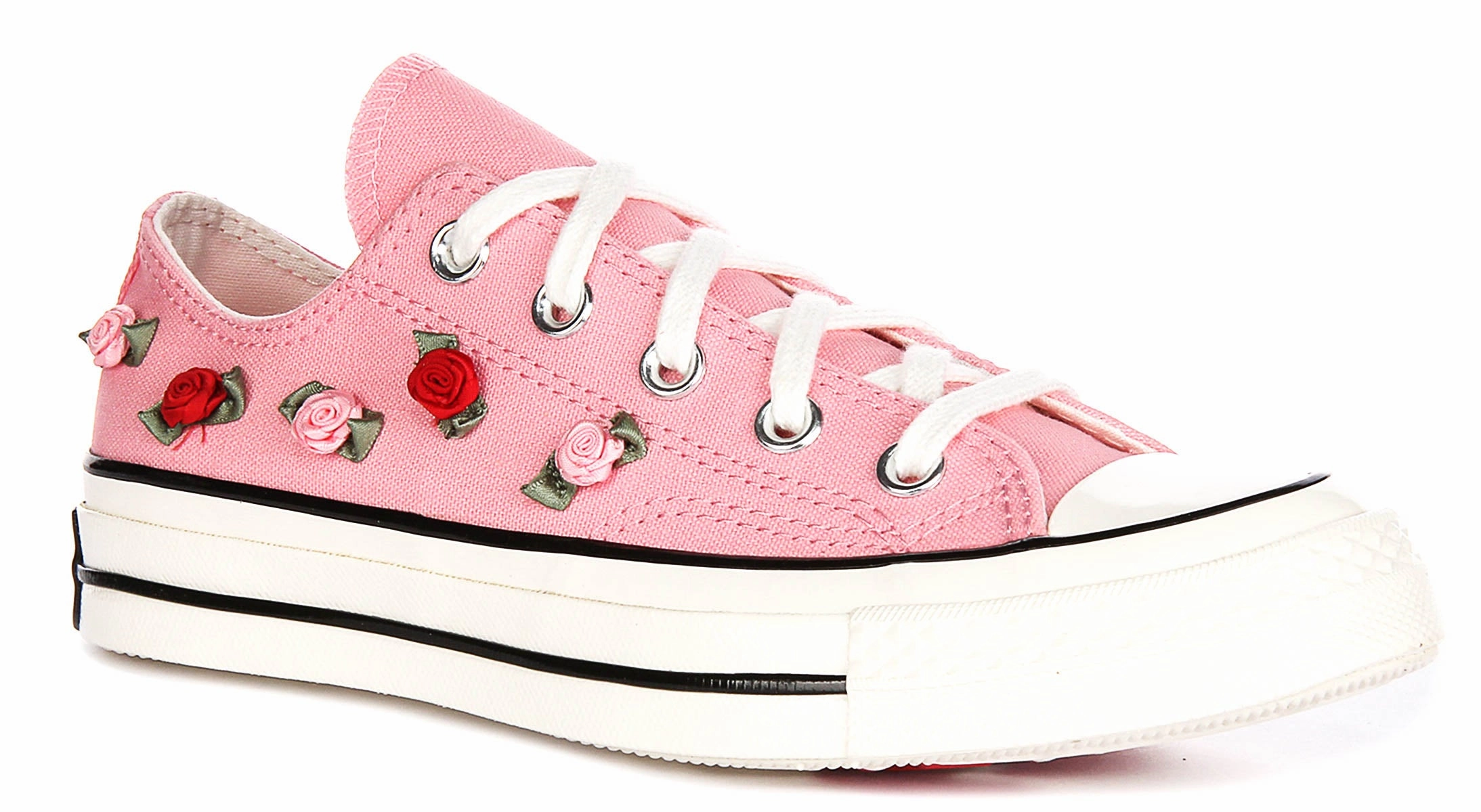 Converse Chuck 70 Valentine'S Day Roses A13649C In Pink White Shoes Converse