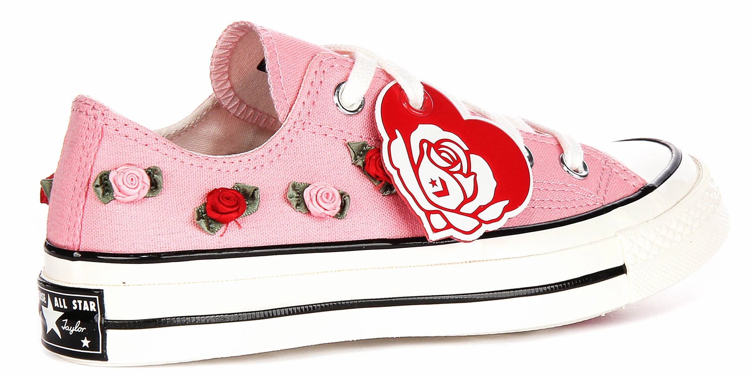 Converse Chuck 70 Valentine'S Day Roses A13649C In Pink White Shoes Converse