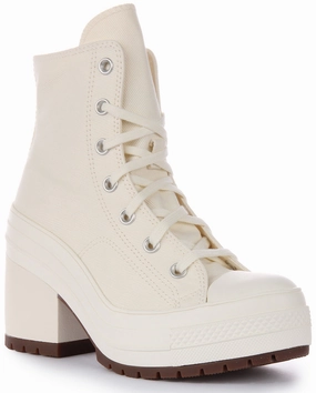 Converse Chuck 70s A05348C De Luxe Heel In White Shoes Converse