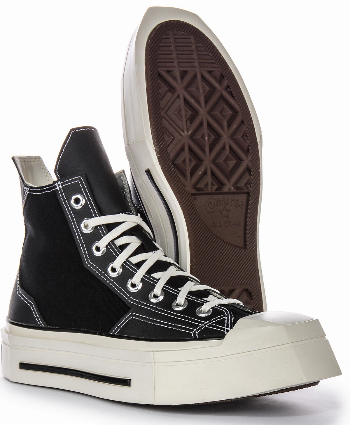 Converse Chuck 70s A06435C De Luxe Squared High In Black Shoes Converse