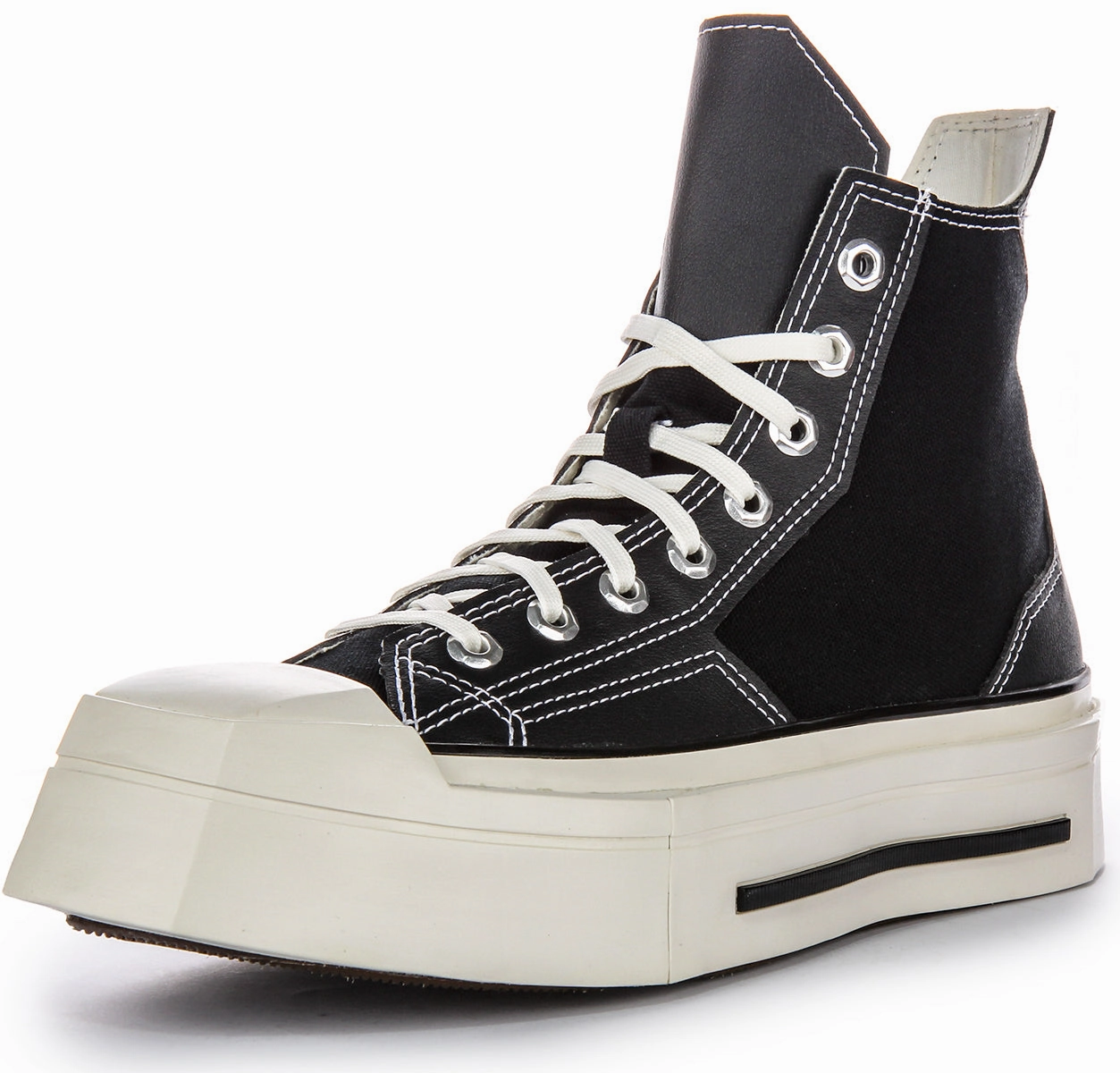 Converse Chuck 70s A06435C De Luxe Squared High In Black Shoes Converse