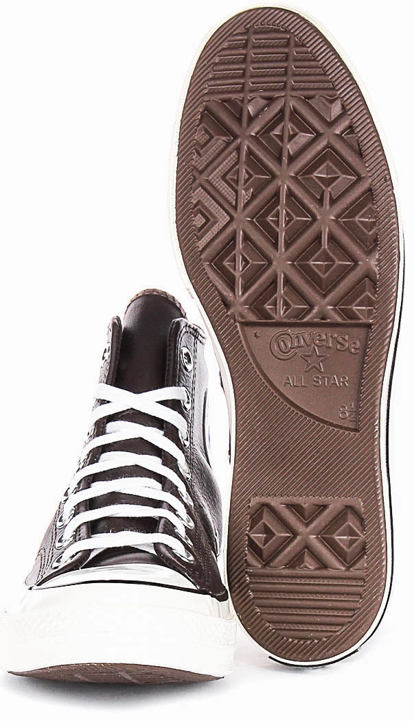 Converse Chuck 70s A10154C High Tope In Brown Leather Shoes Converse