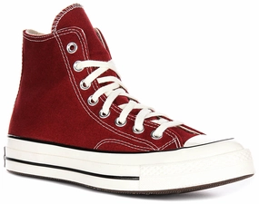 Converse Chuck 70s A10523C High Top In Dark Red Shoes Converse